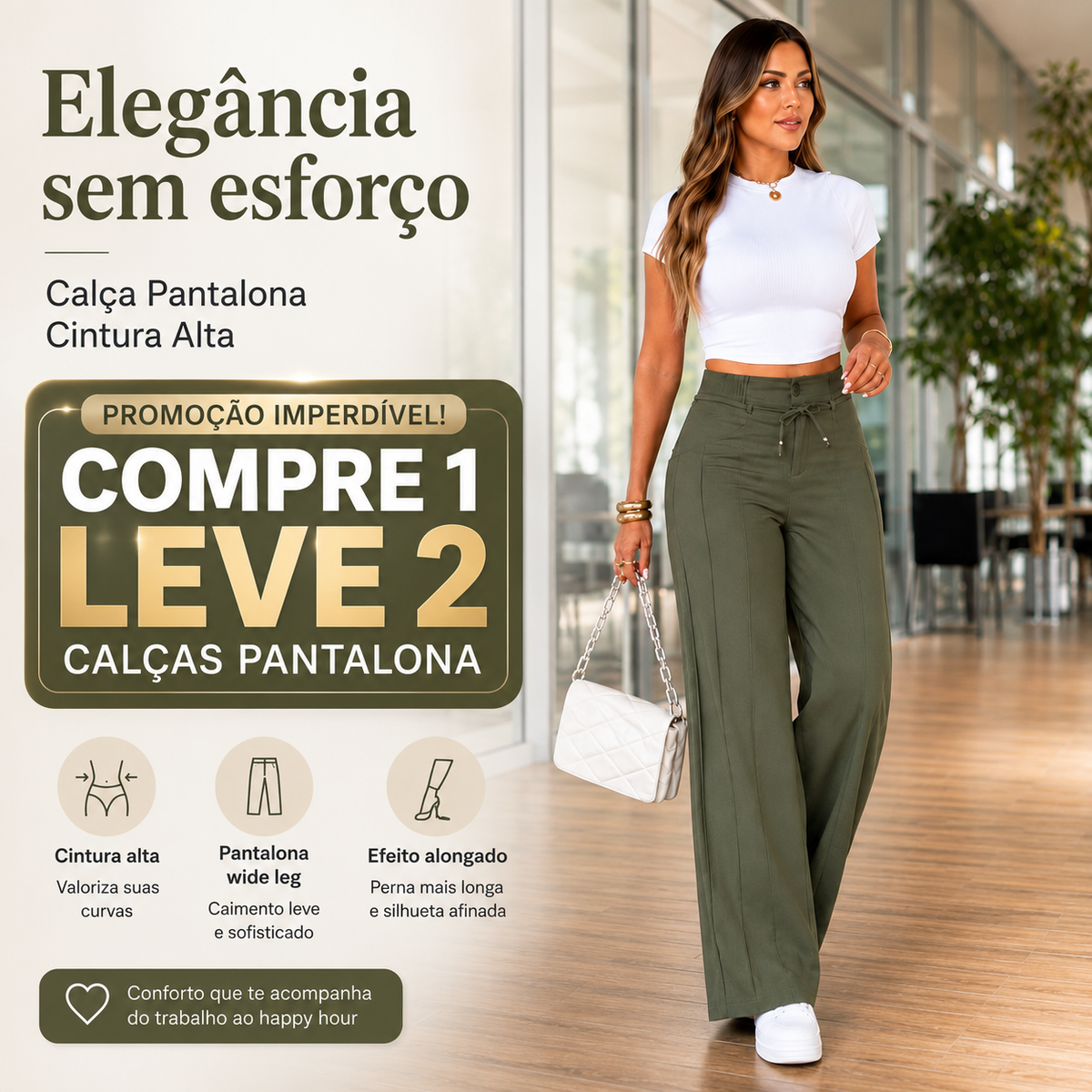 Calça Pantalona Julie em Malha de Seda Gelo e Poliéster
Calça Pantalona Julie
(Compre 1 e Leve 2) Calça Pantalona Julie em Malha de Seda Gelo e Poliéster
(Compre 1 e Leve 2) Calça Pantalona Julie
