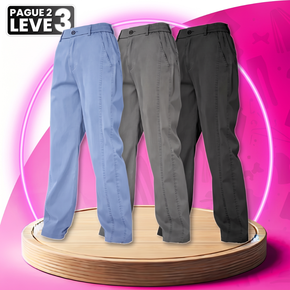 Pague 2 Leve 3 Calça Feminina Aurora
Calça Feminina Aurora
Calça Aurora Feminina
Calça AURORA em Malha de Seda Gelo
Leve 3] Calça Feminina AURORA em Malha de Seda Gelo e Poliéster
Calça Feminina AURORA em Malha de Poliéster