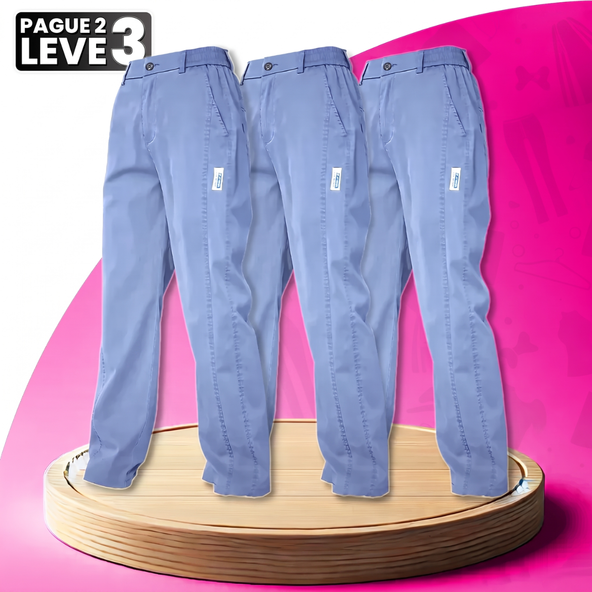 Pague 2 Leve 3 Calça Feminina Aurora
Calça Feminina Aurora
Calça Aurora Feminina
Calça AURORA em Malha de Seda Gelo
Leve 3] Calça Feminina AURORA em Malha de Seda Gelo e Poliéster
Calça Feminina AURORA em Malha de Poliéster